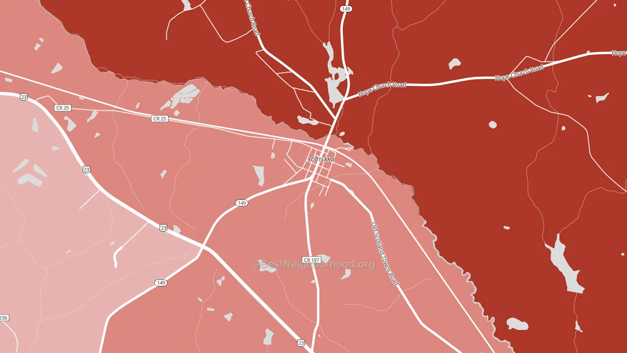 31083, GA block-group political-lean map