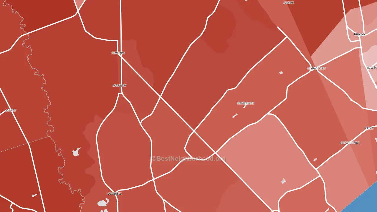 31312, GA block-group political-lean map