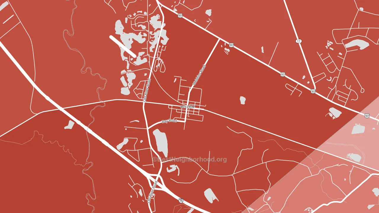 31318, GA block-group political-lean map