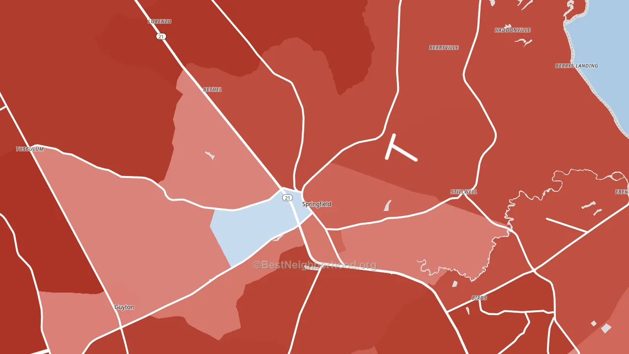 31329, GA block-group political-lean map