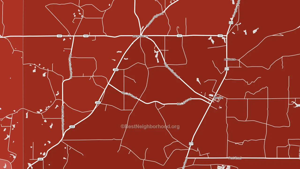 31532, GA block-group political-lean map
