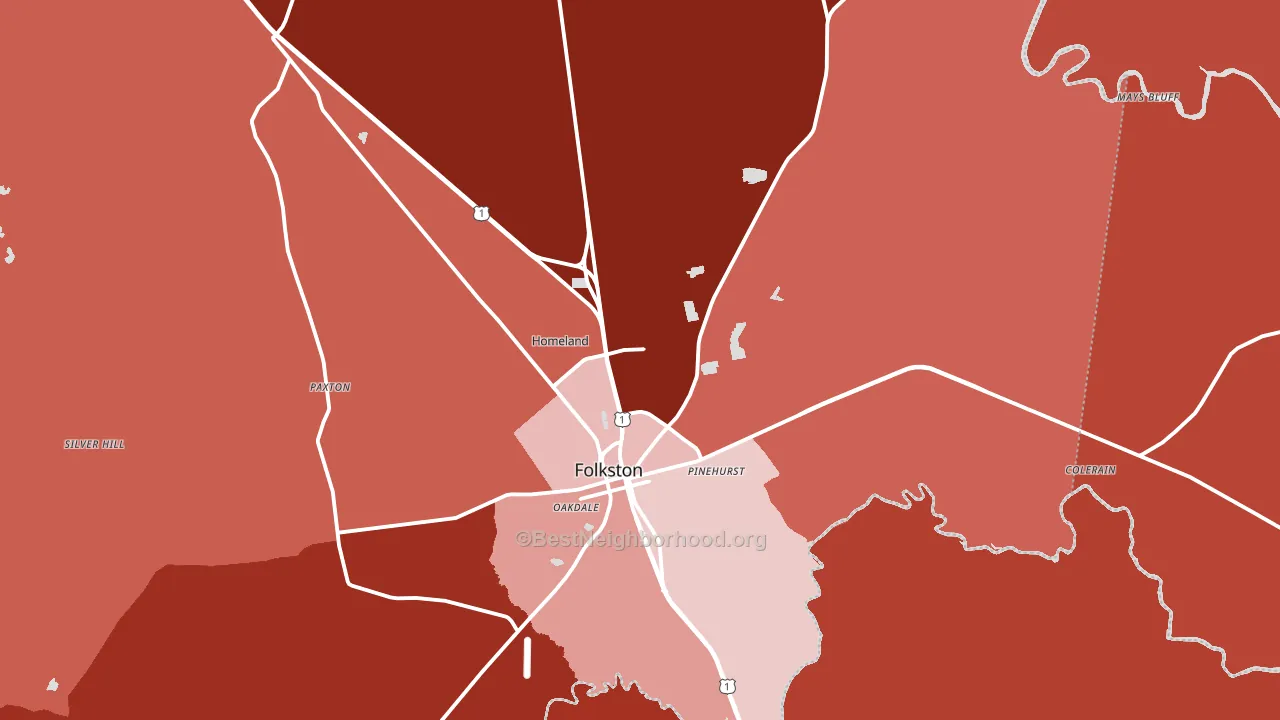 31537, GA block-group political-lean map