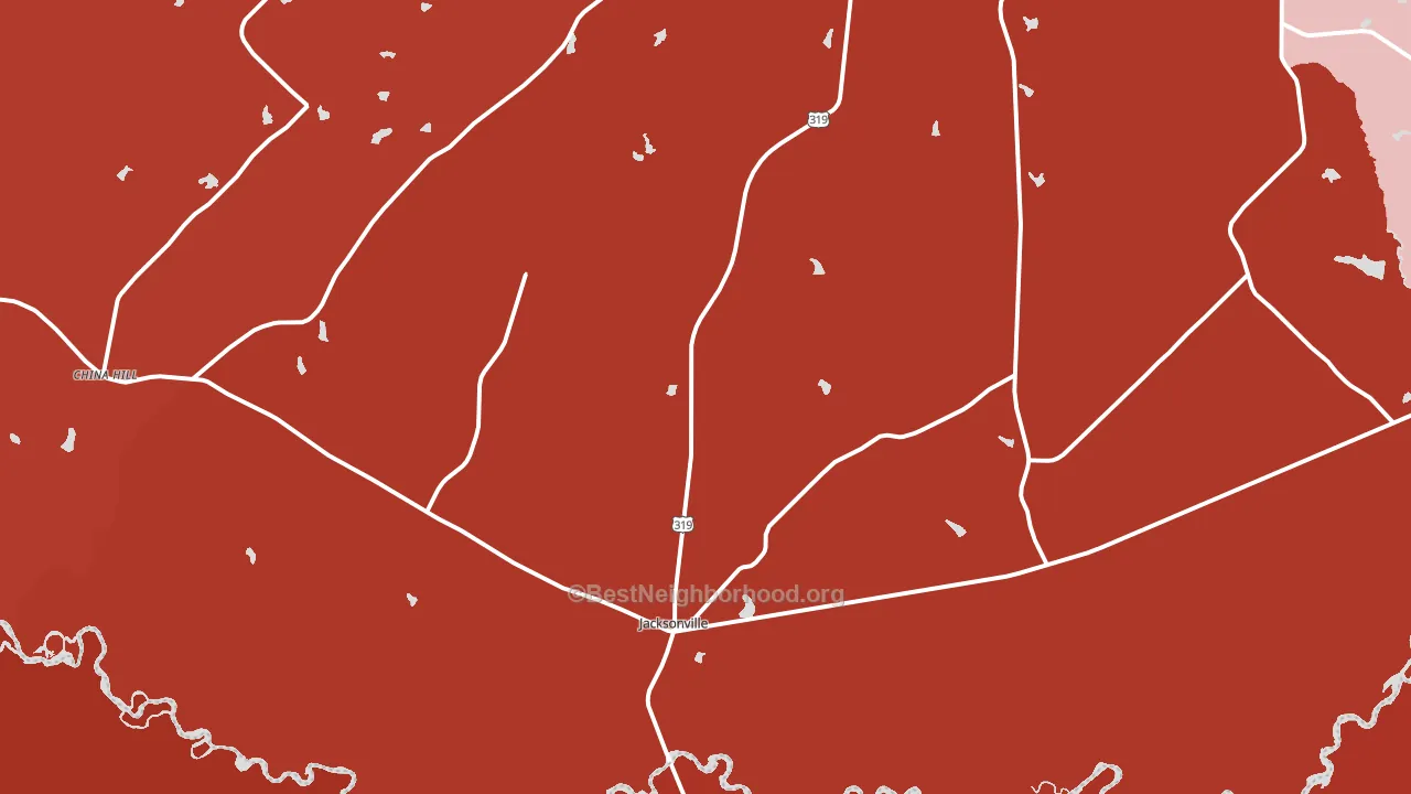 31544, GA block-group political-lean map