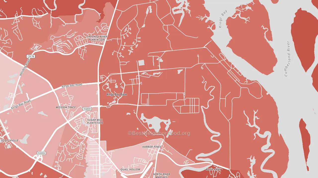 31547, GA block-group political-lean map