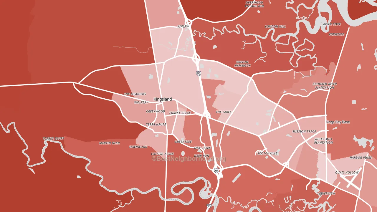 31548, GA block-group political-lean map