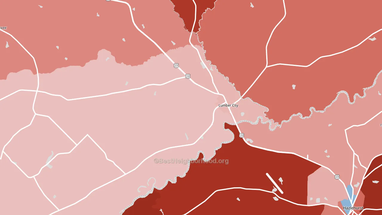 31549, GA block-group political-lean map