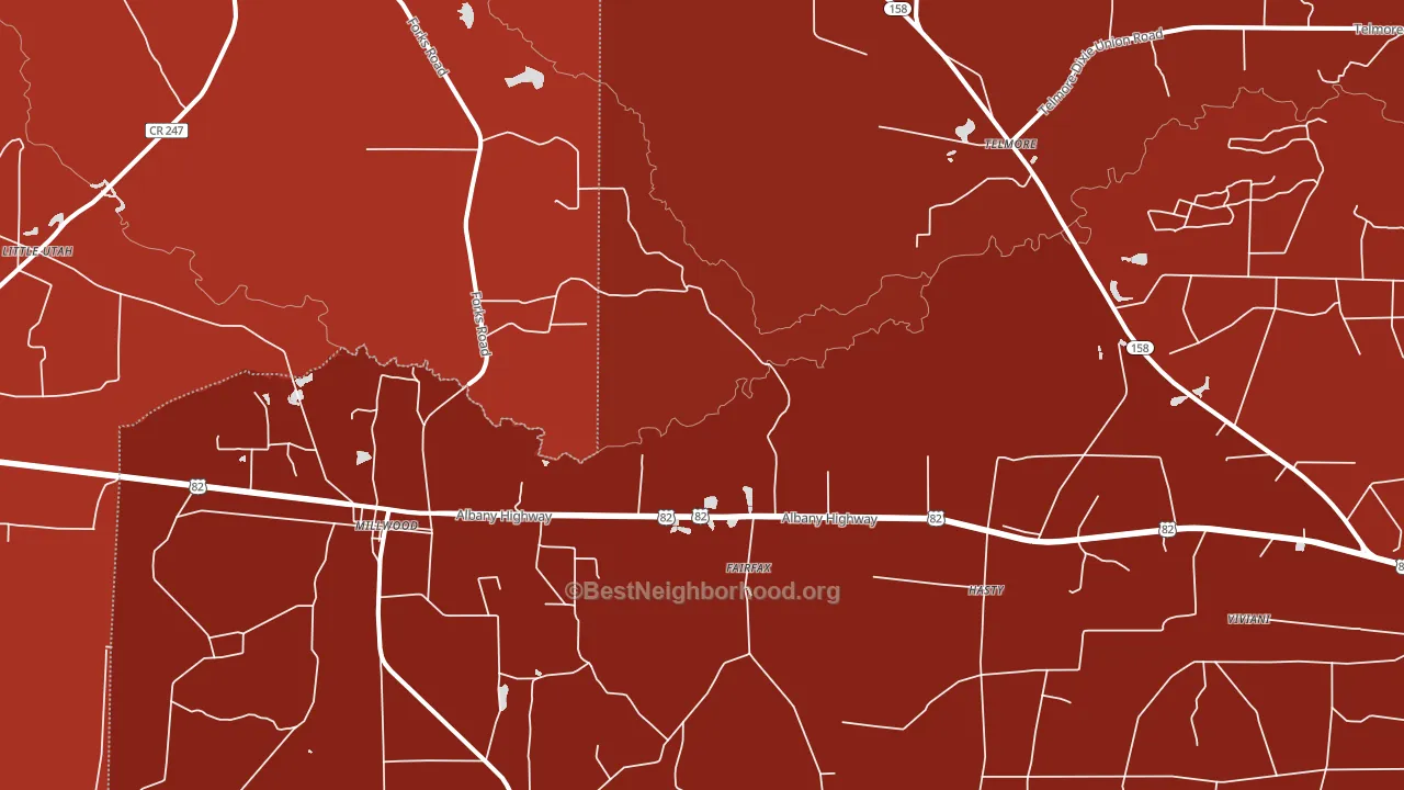 31552, GA block-group political-lean map