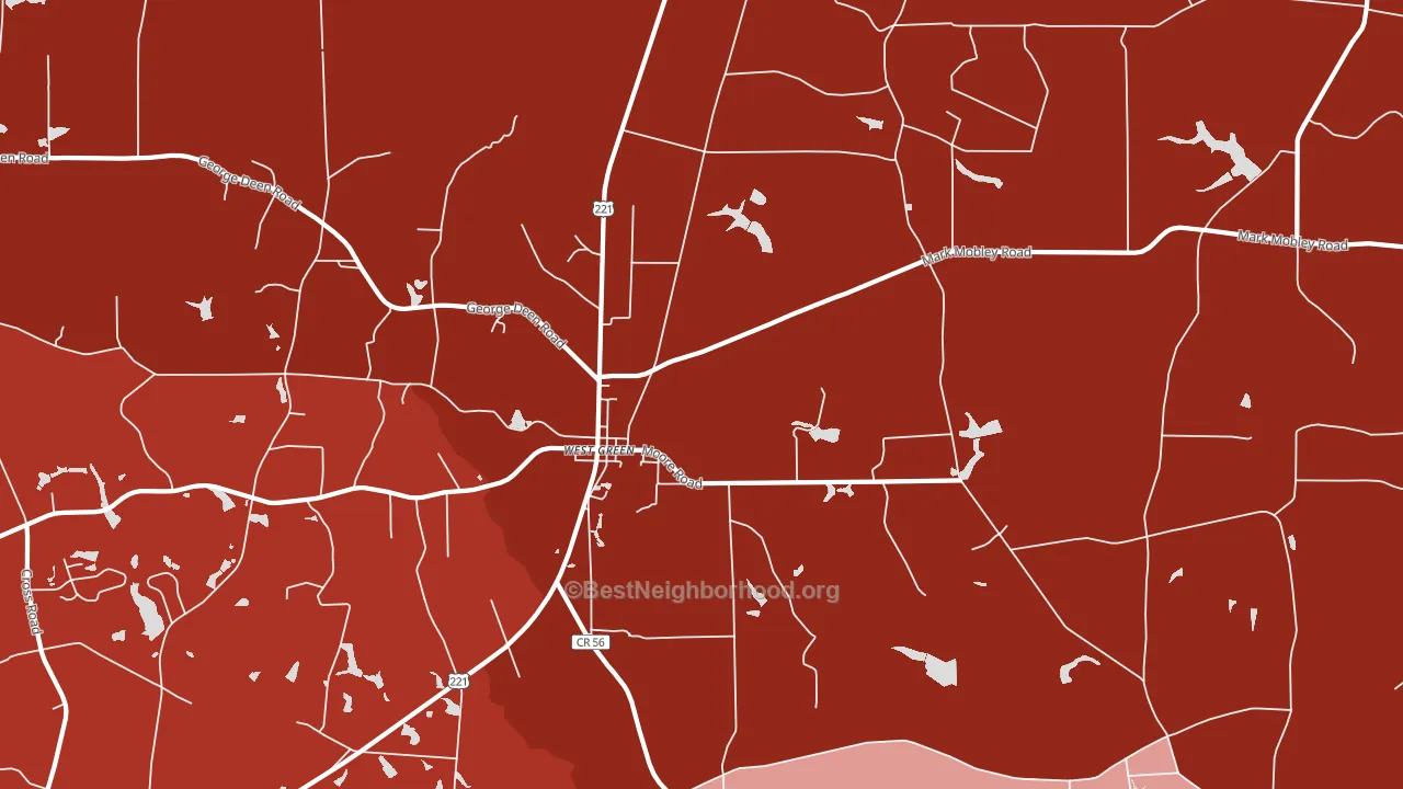 31567, GA block-group political-lean map