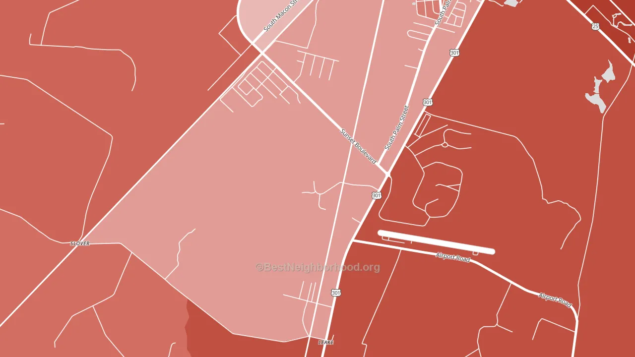 31599, GA block-group political-lean map