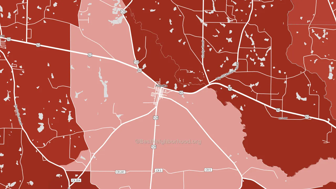 31622, GA block-group political-lean map