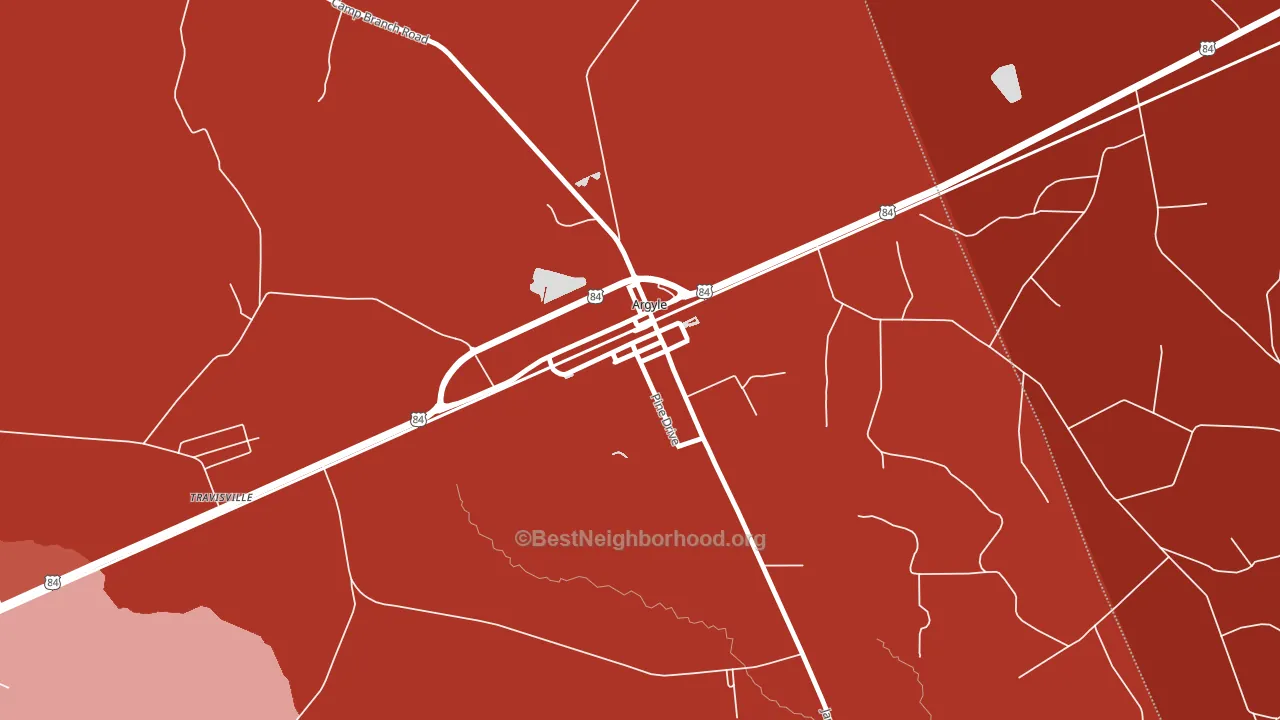 31623, GA block-group political-lean map