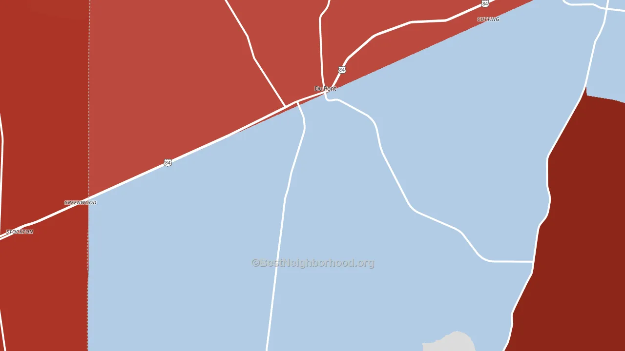 31630, GA block-group political-lean map