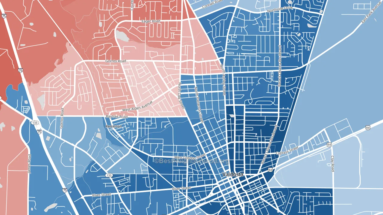 31698, GA block-group political-lean map