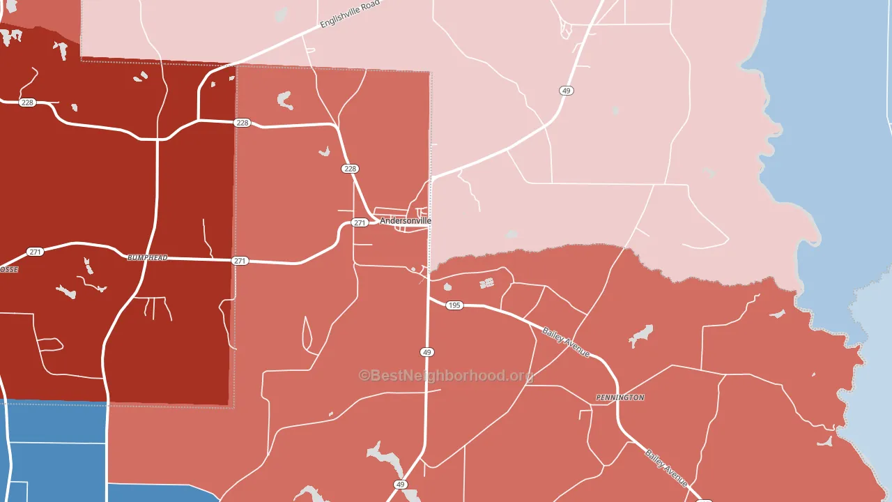 31711, GA block-group political-lean map