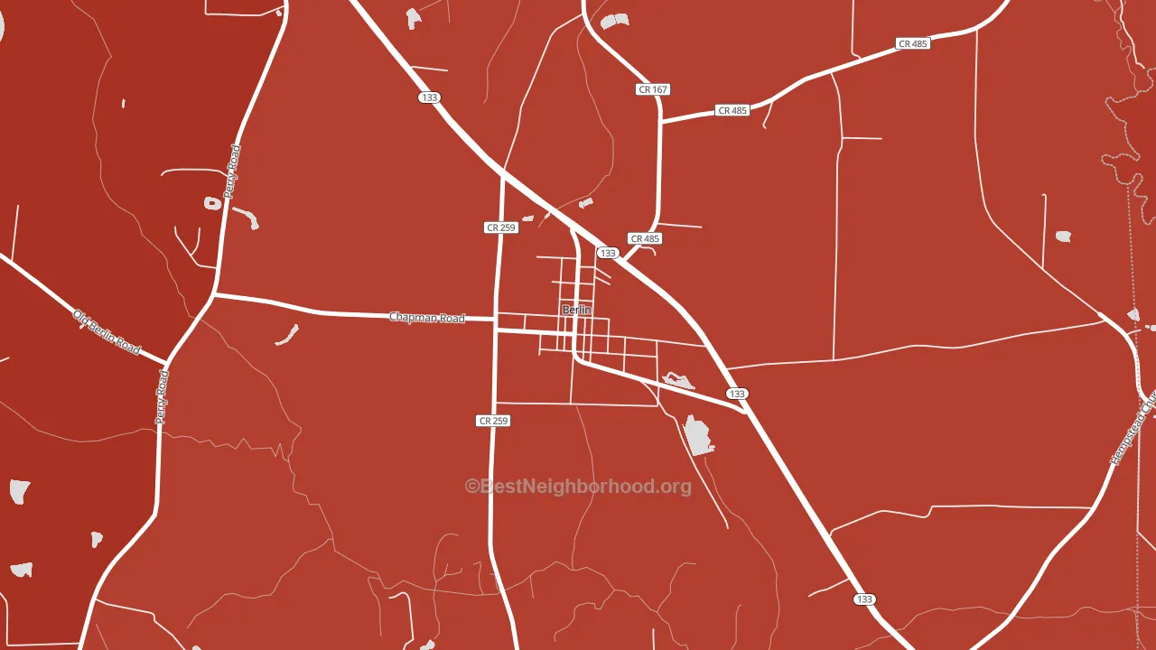 31722, GA block-group political-lean map