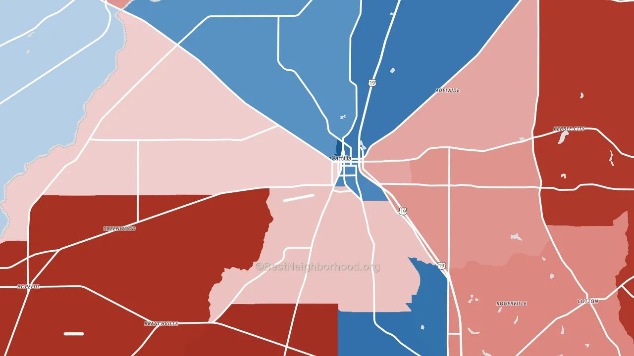 31730, GA block-group political-lean map