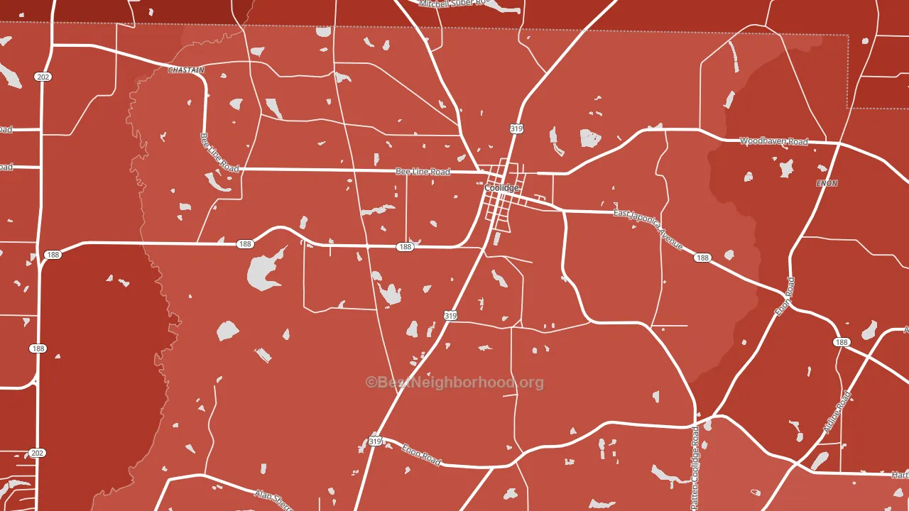 31738, GA block-group political-lean map