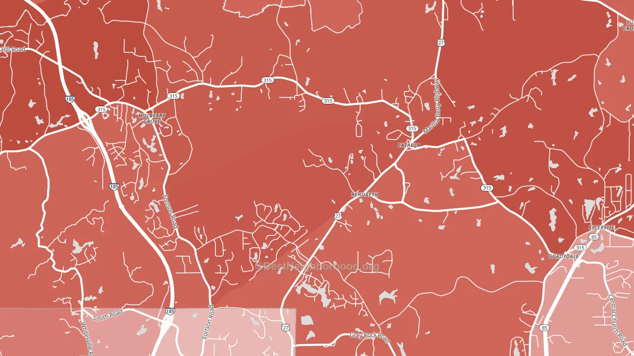 31804, GA block-group political-lean map