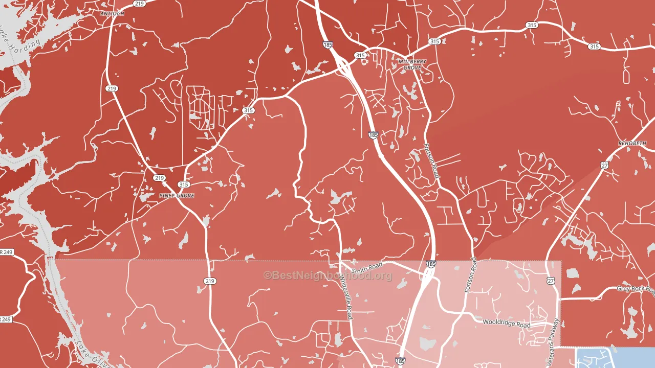 31808, GA block-group political-lean map