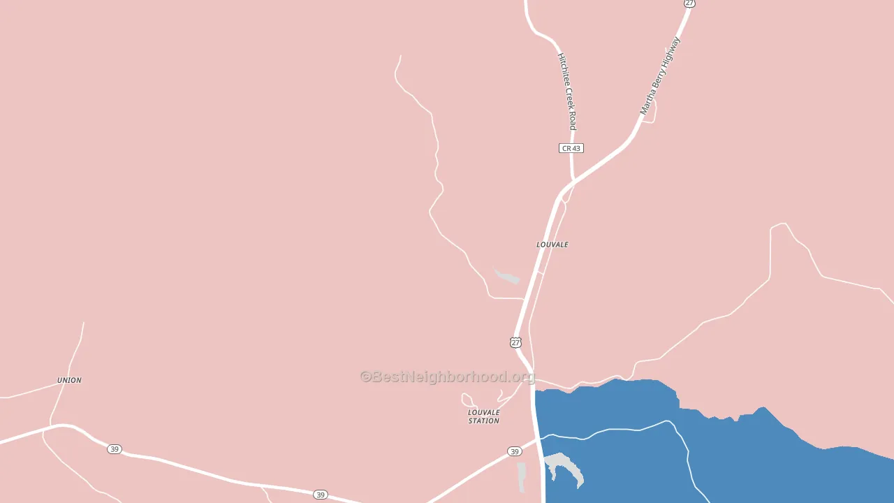 31814, GA block-group political-lean map