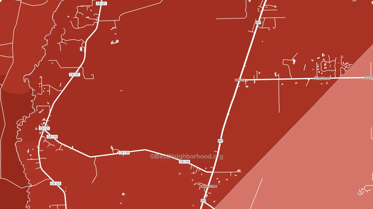 32009, FL block-group political-lean map