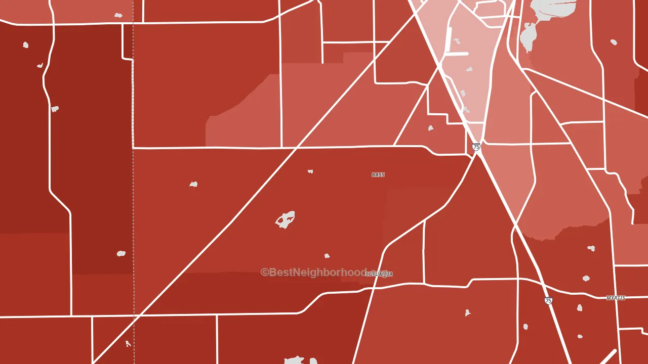 32024, FL block-group political-lean map