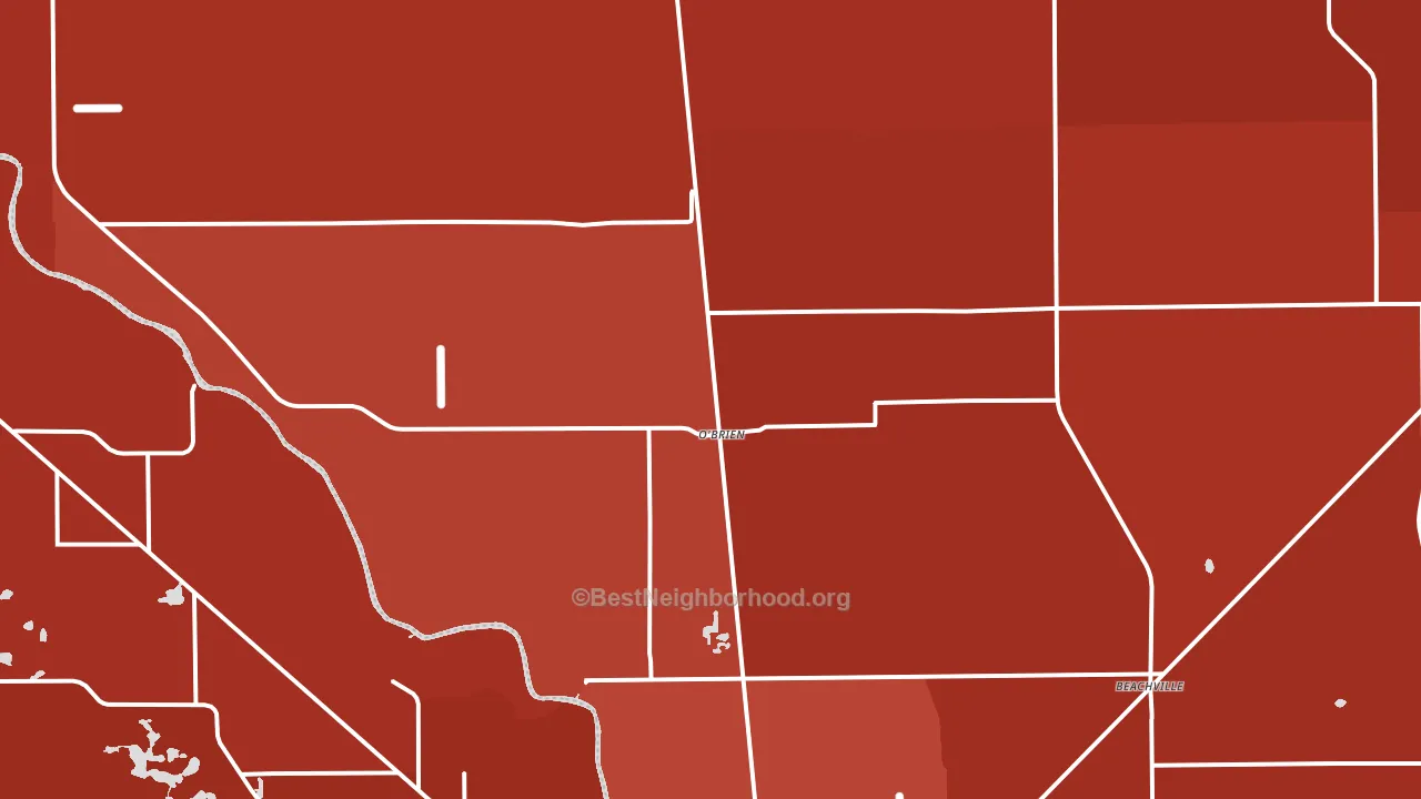 32071, FL block-group political-lean map