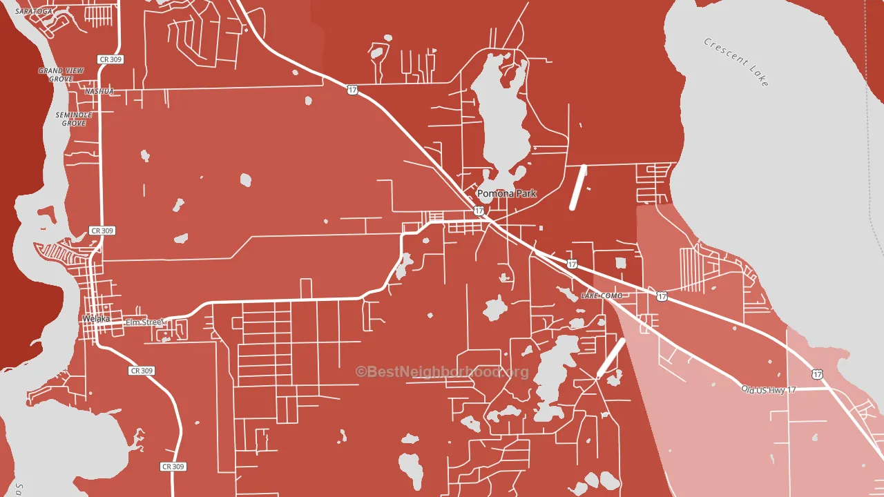 32181, FL block-group political-lean map