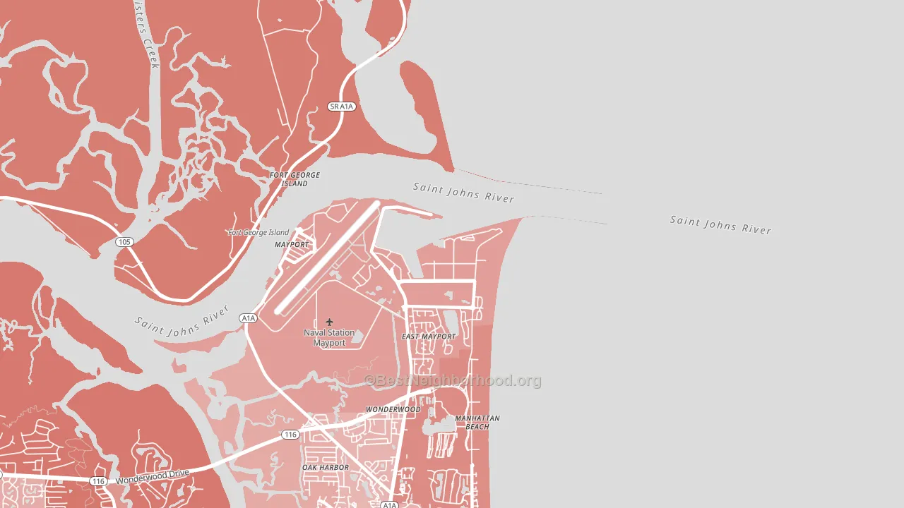 32228, FL block-group political-lean map