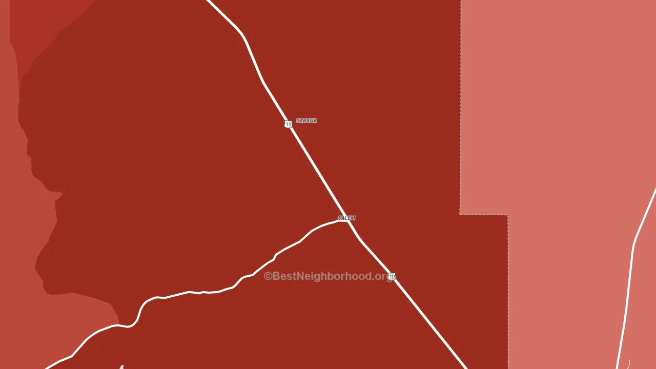 32356, FL block-group political-lean map