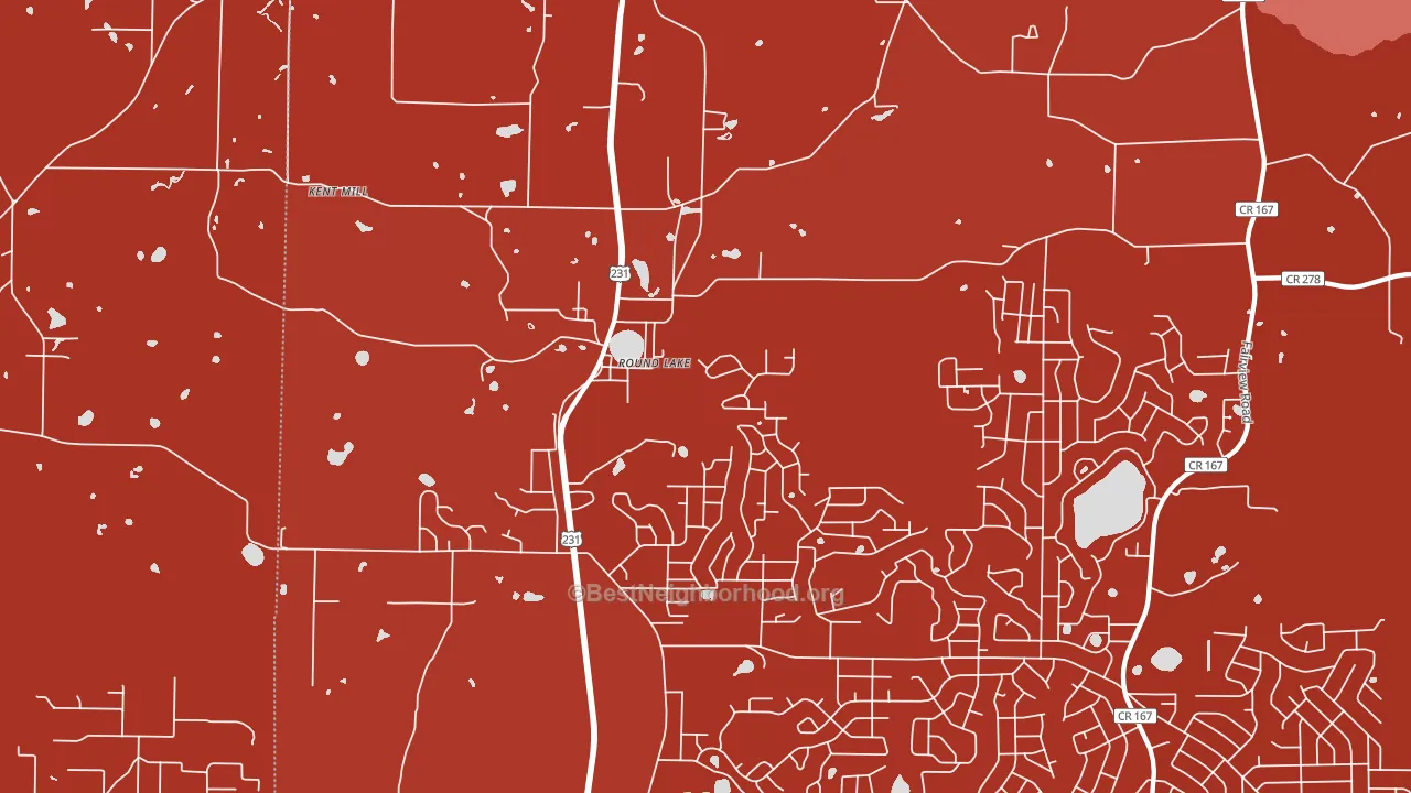 32420, FL block-group political-lean map
