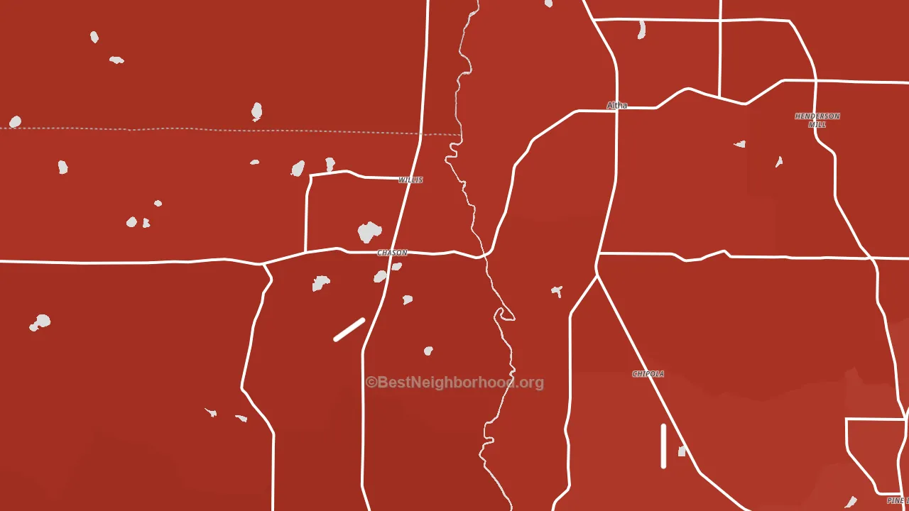 32421, FL block-group political-lean map