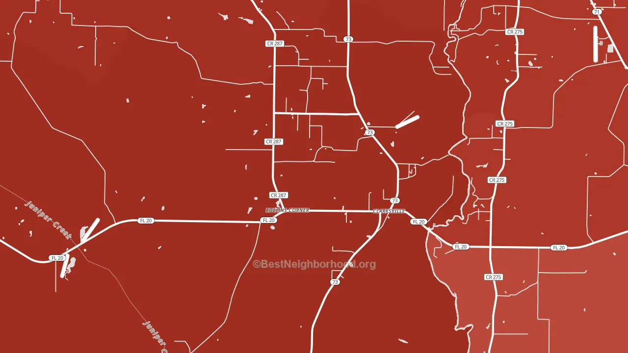 32430, FL block-group political-lean map