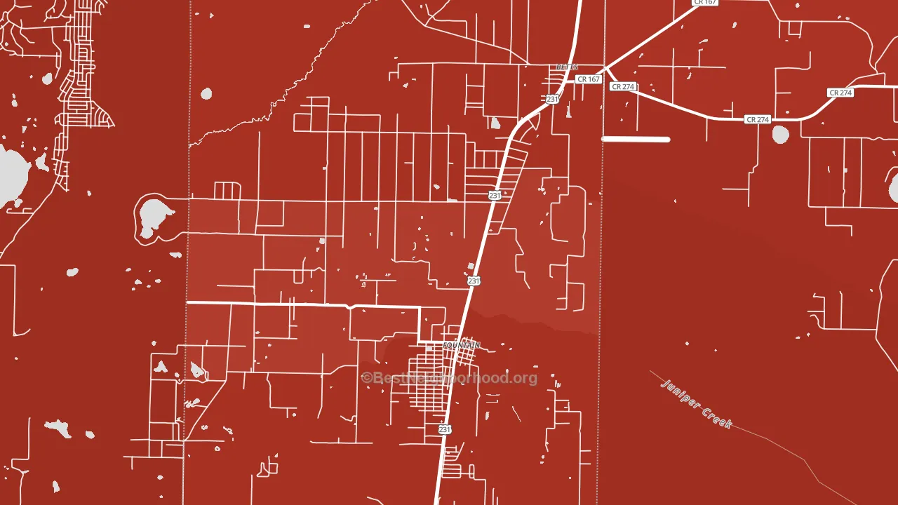 32438, FL block-group political-lean map
