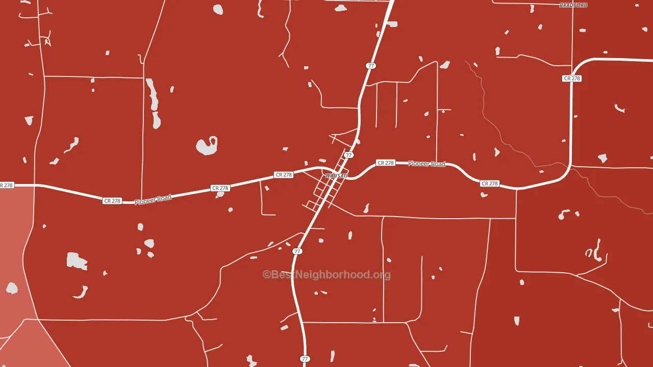 32463, FL block-group political-lean map