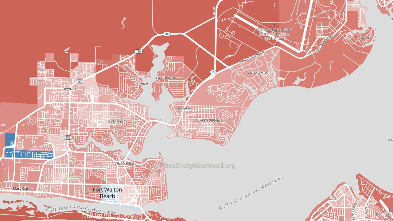 32579, FL block-group political-lean map