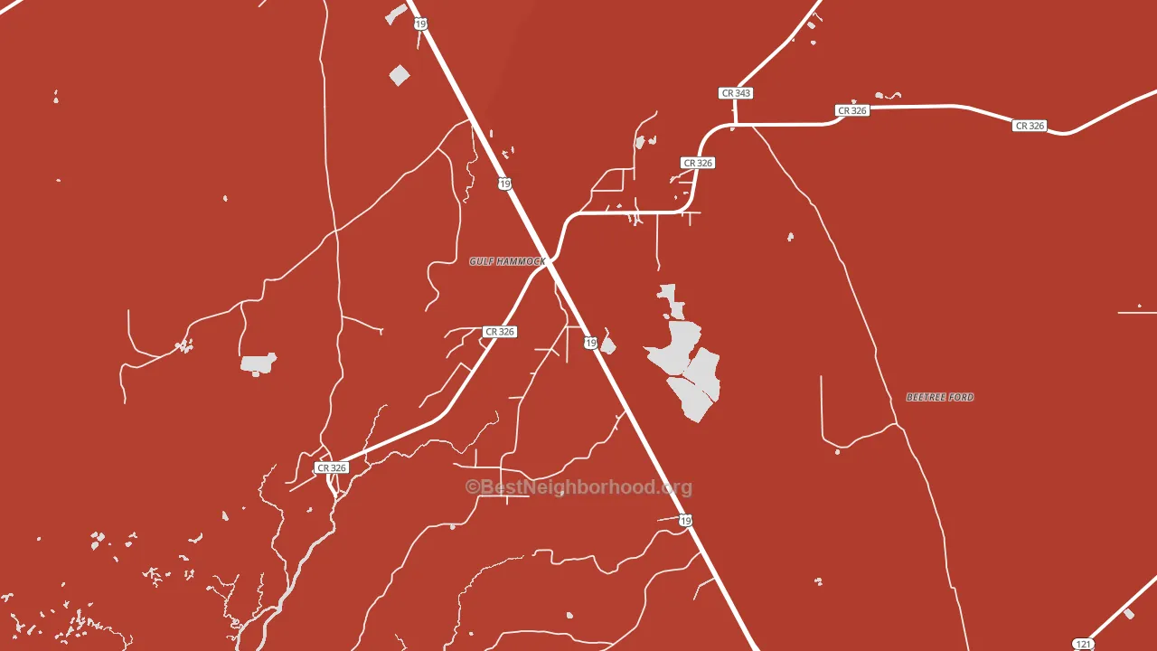 32639, FL block-group political-lean map