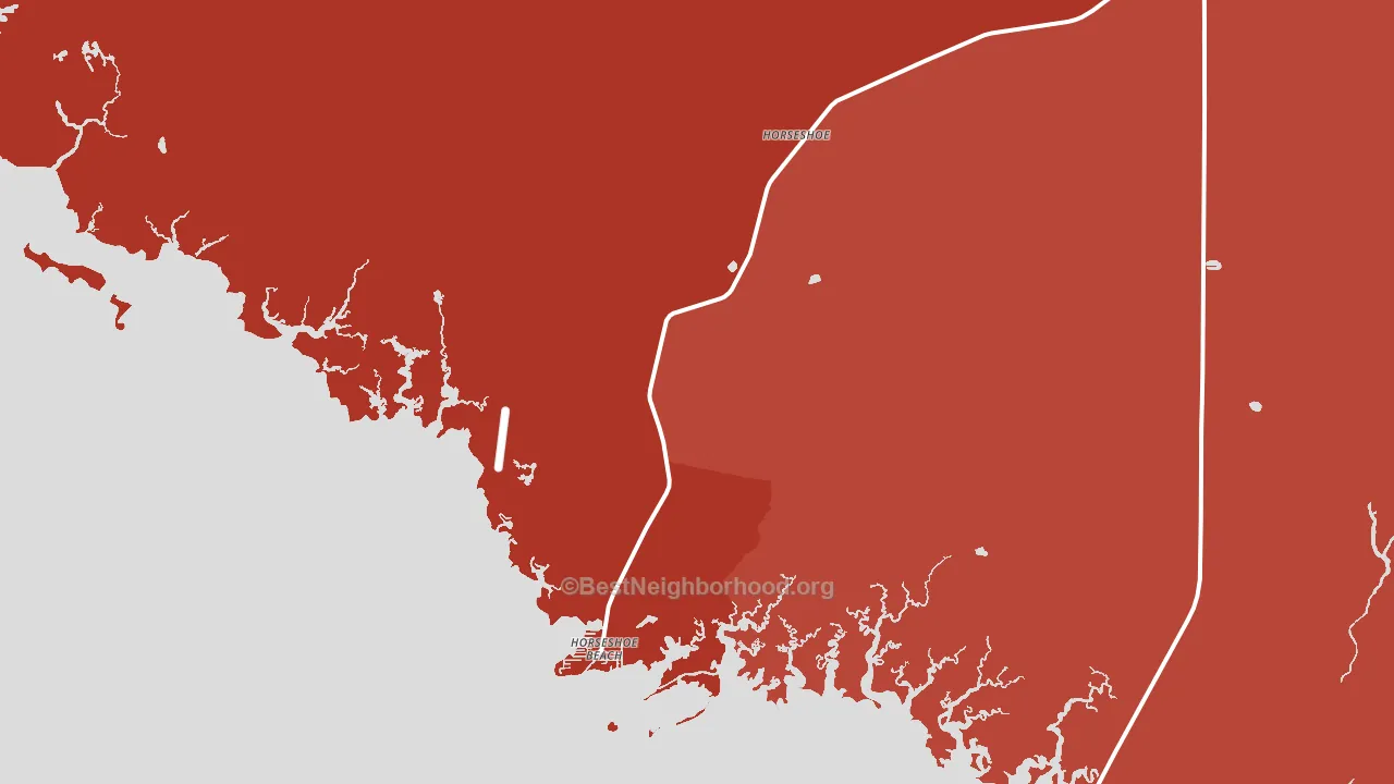 32648, FL block-group political-lean map