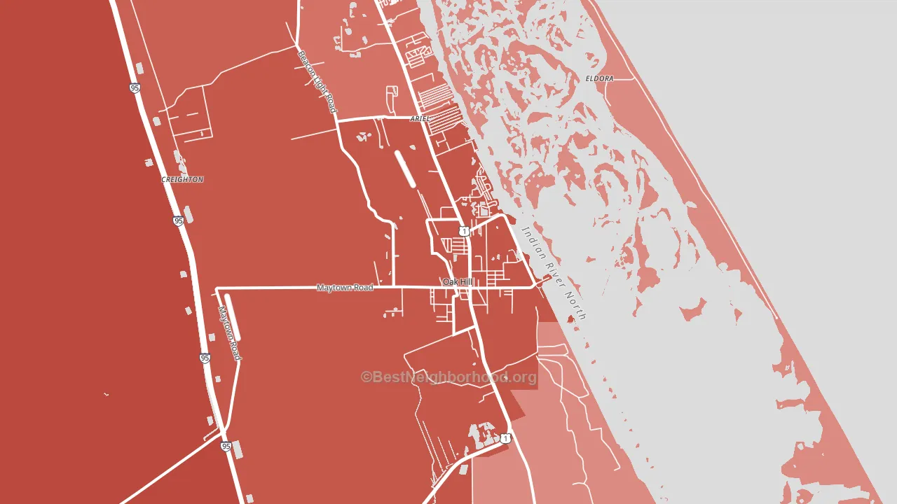 32759, FL block-group political-lean map