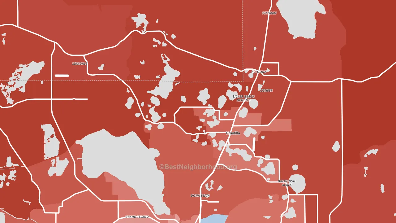 32784, FL block-group political-lean map