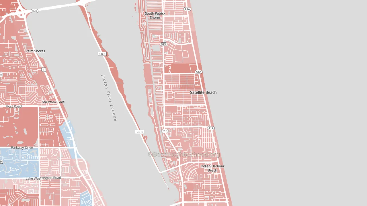 32937, FL block-group political-lean map