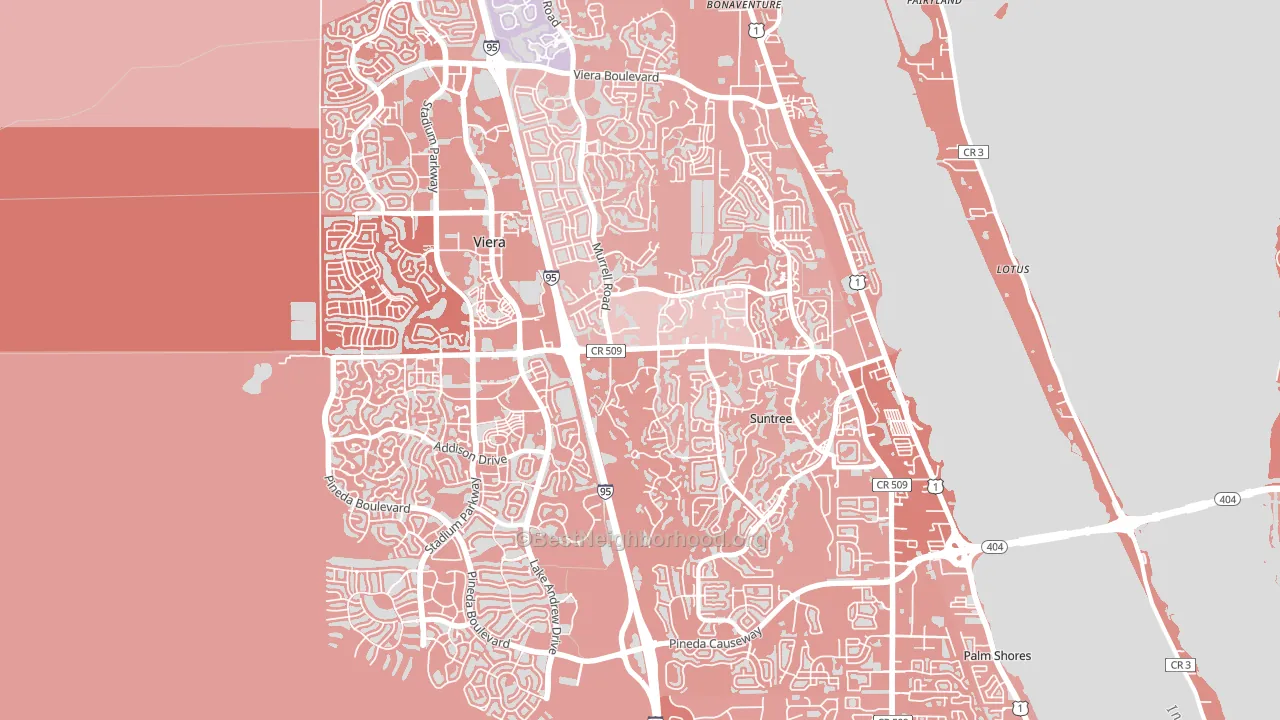 32940, FL block-group political-lean map