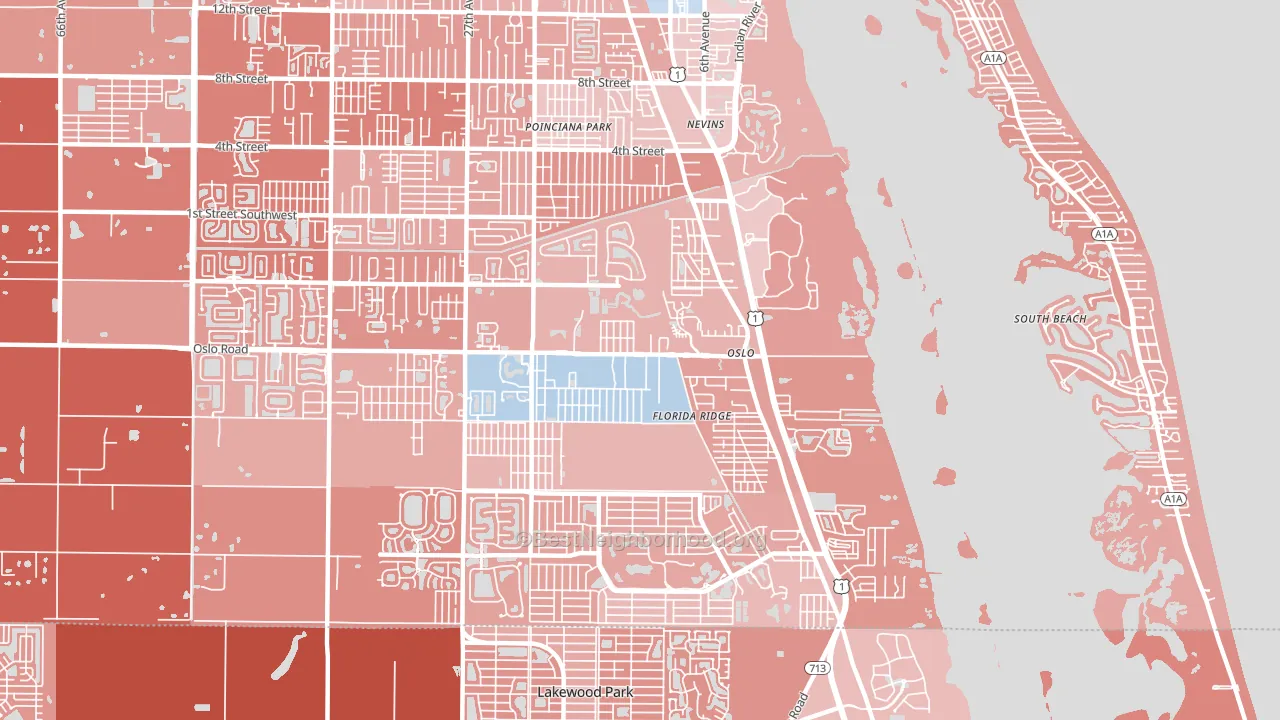 32962, FL block-group political-lean map