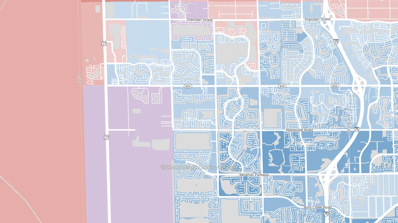 33029, FL block-group political-lean map