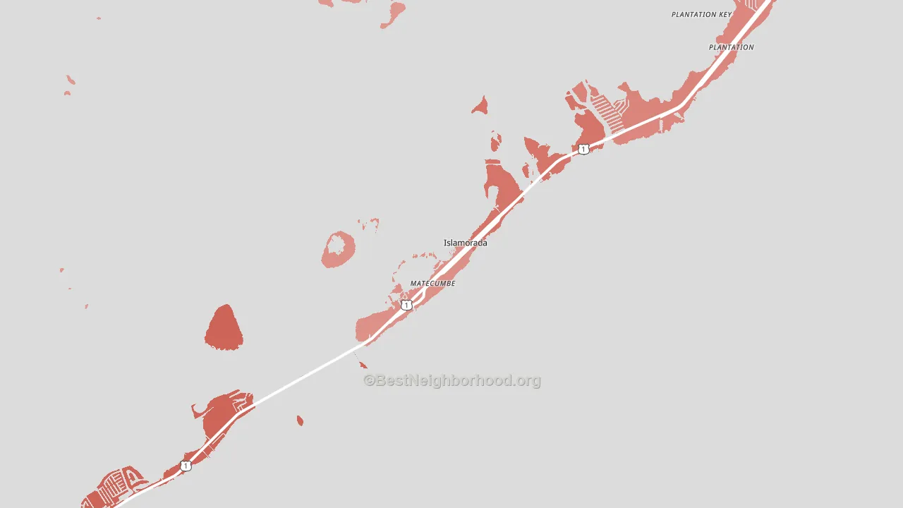 33036, FL block-group political-lean map