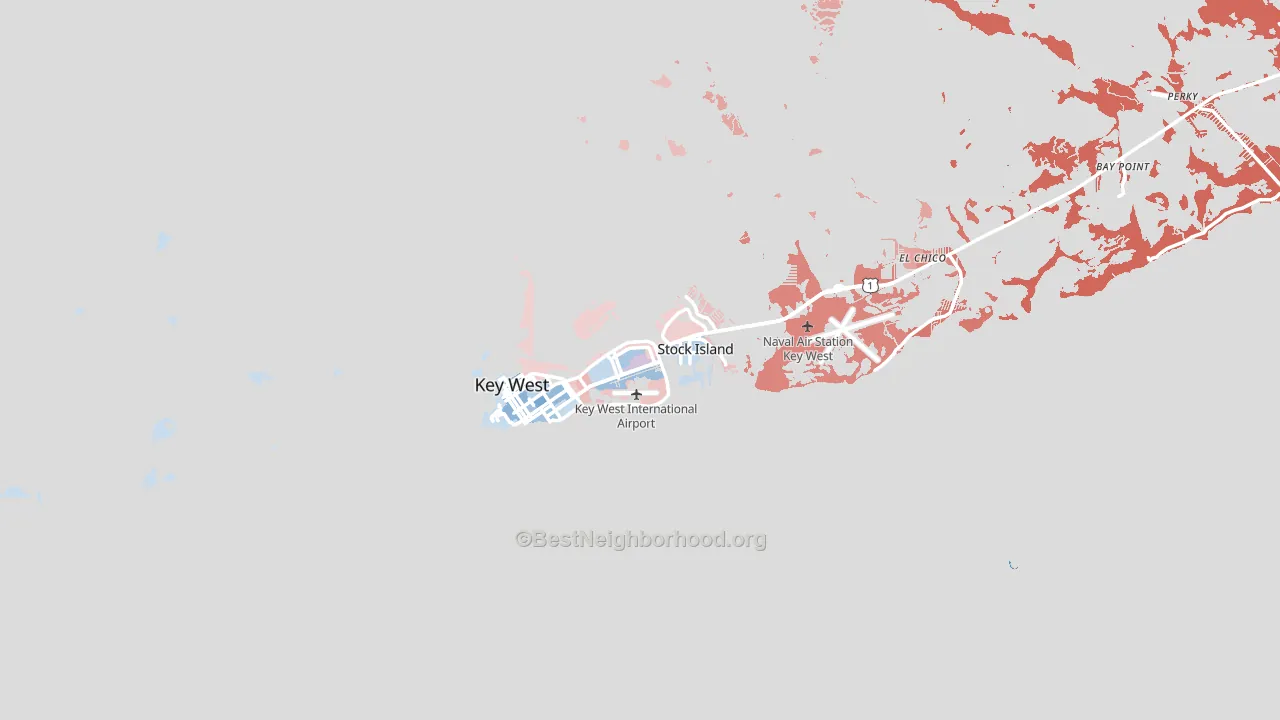 33040, FL block-group political-lean map