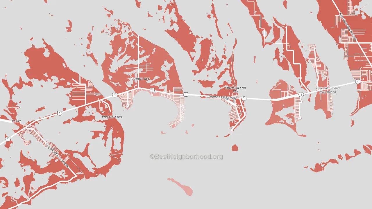 33042, FL block-group political-lean map