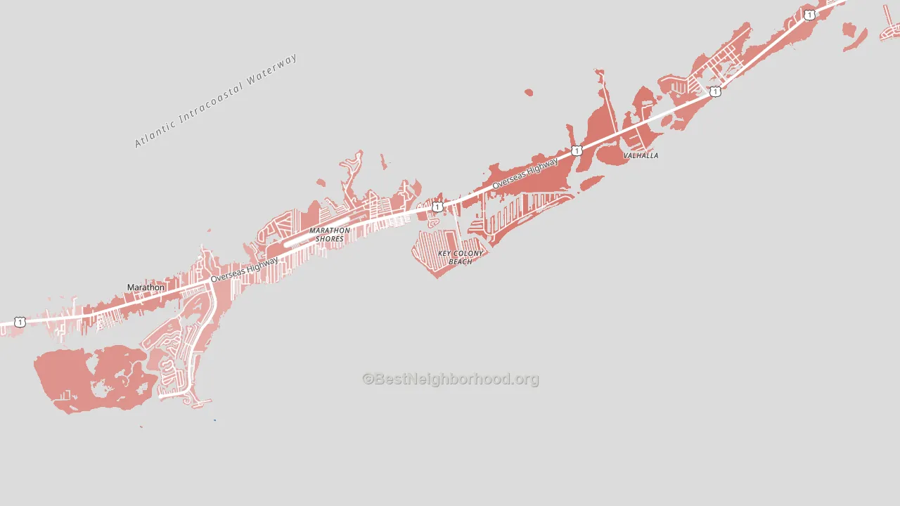 33051, FL block-group political-lean map
