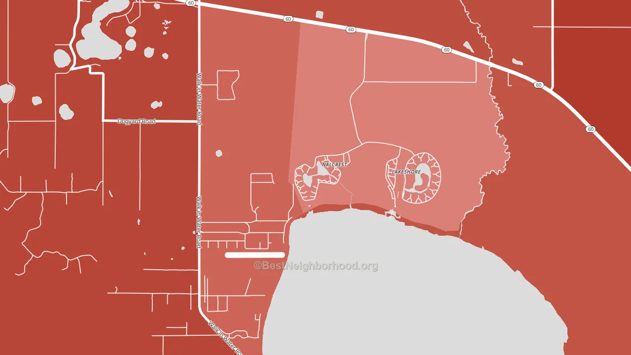 33856, FL block-group political-lean map