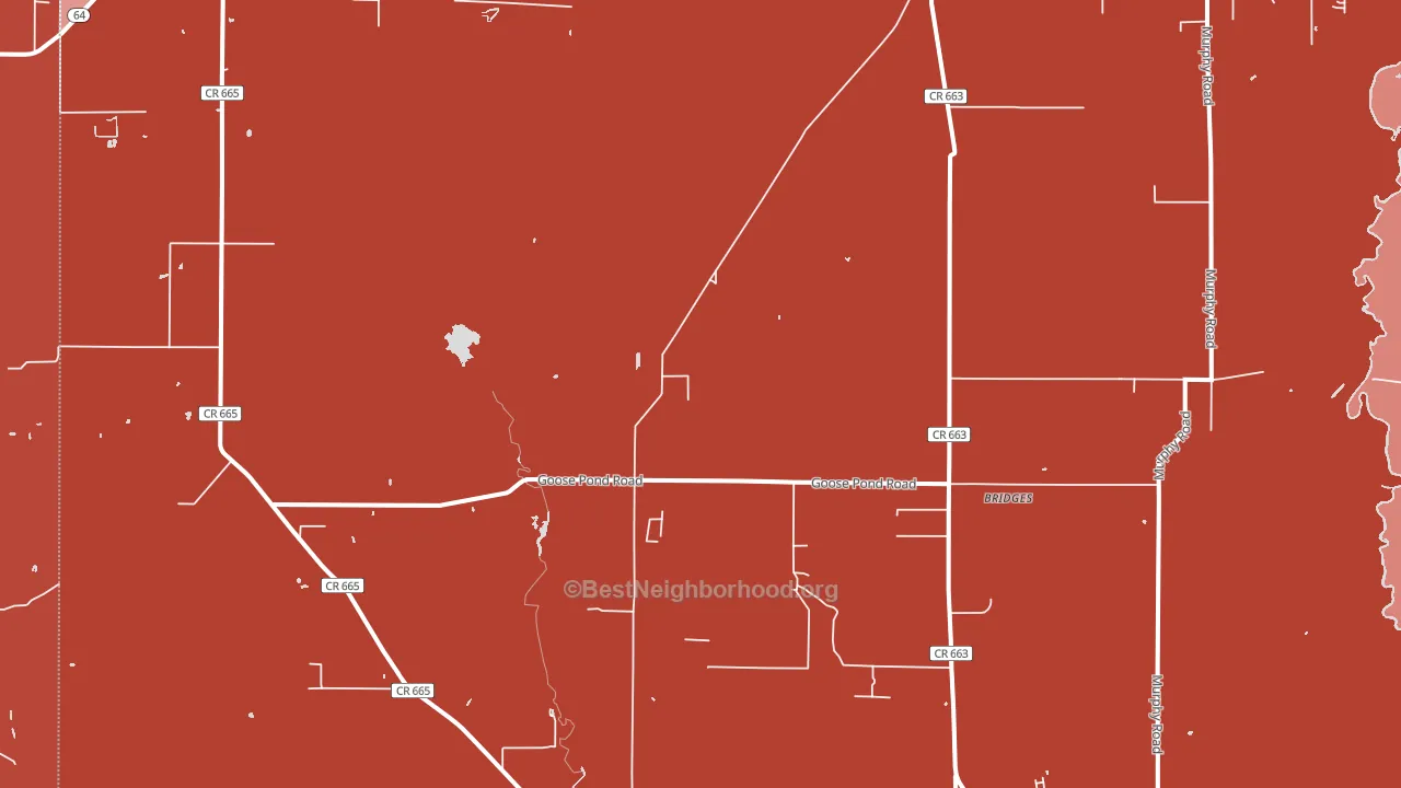 33865, FL block-group political-lean map